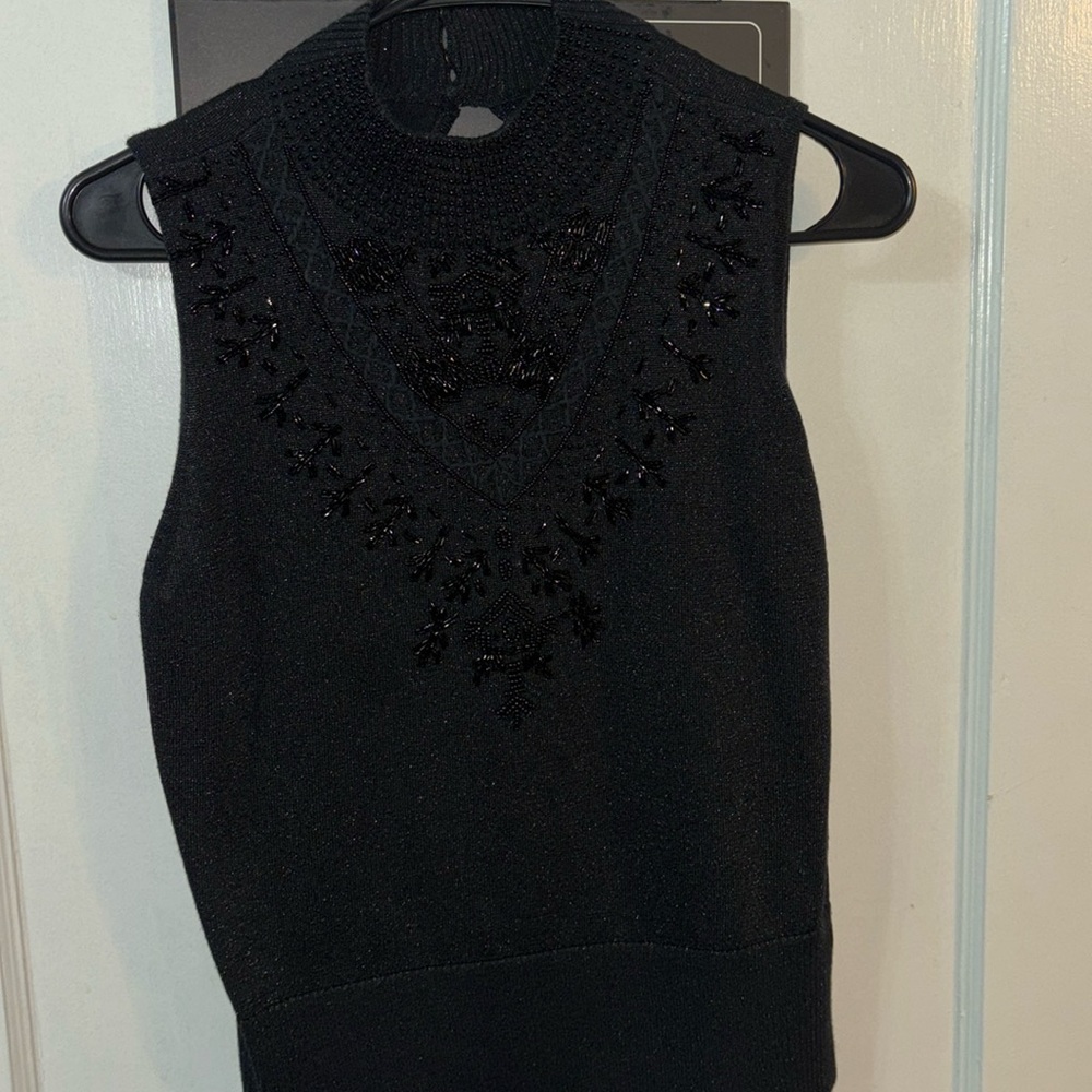 Beaded vintage turtleneck